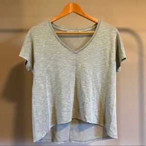 Olive Green V-Neck Shirt